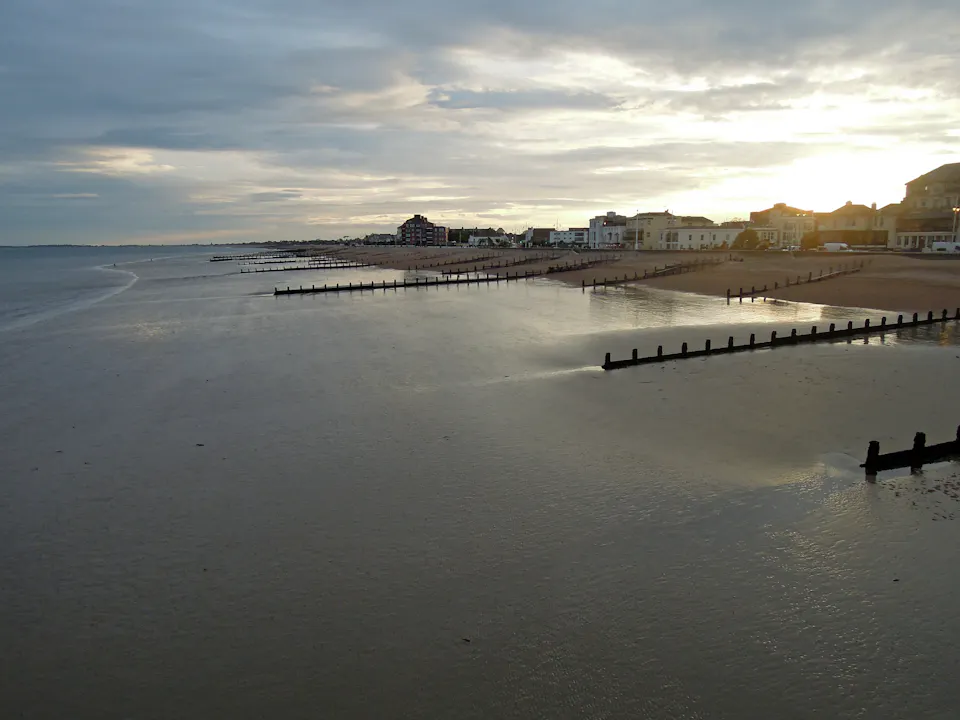 Flott skue en sen fredagskveld i Bognor Regis