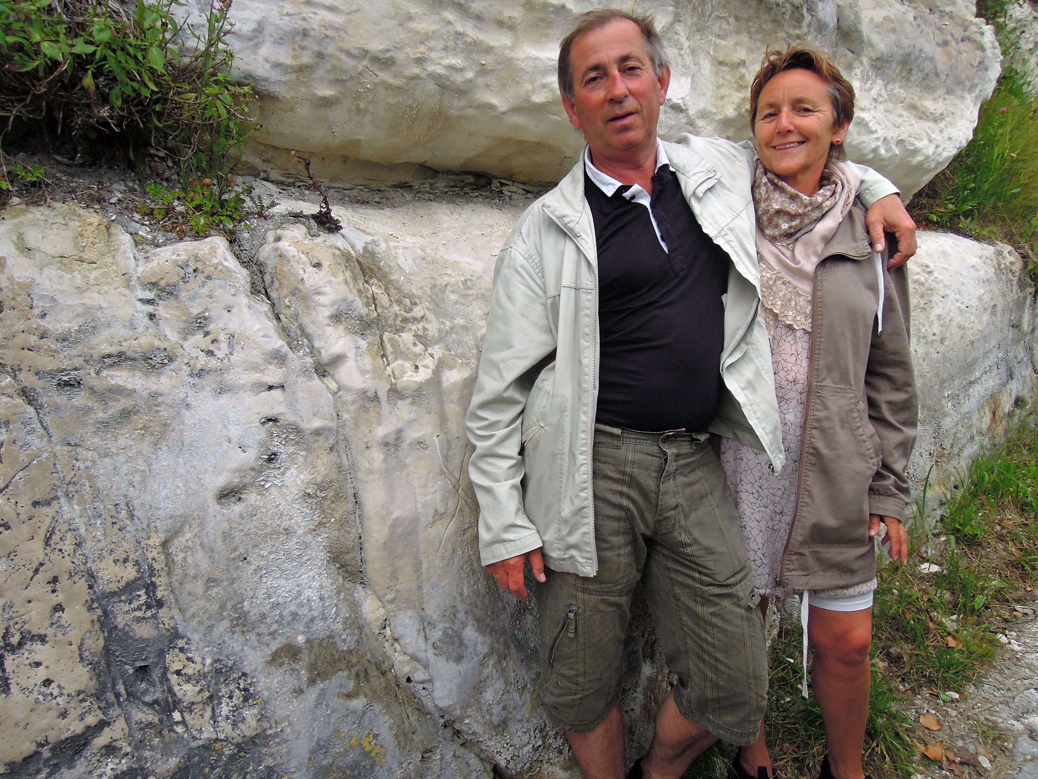 Det er rett og slett kritt, her fra Dover