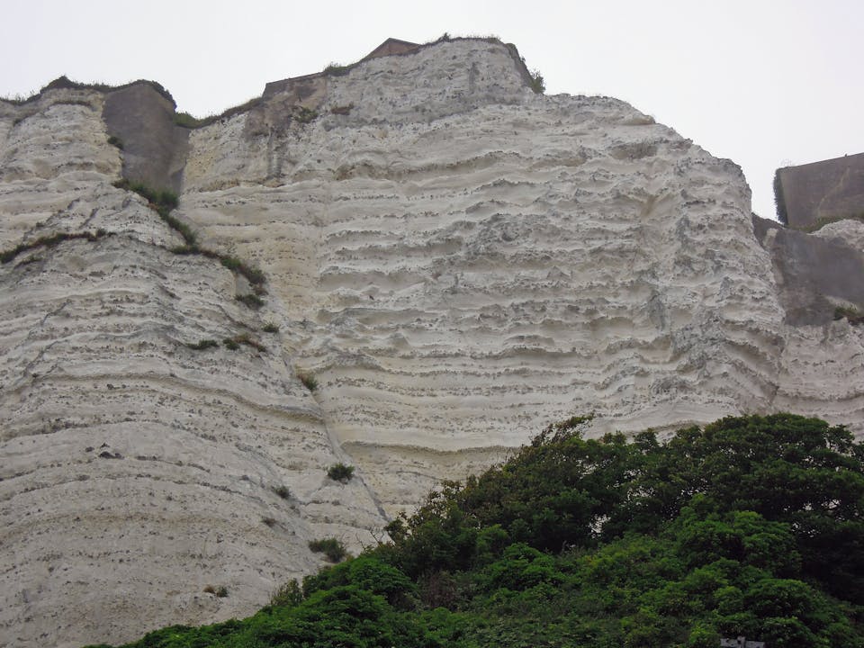 Kritthvite klipper i Dover