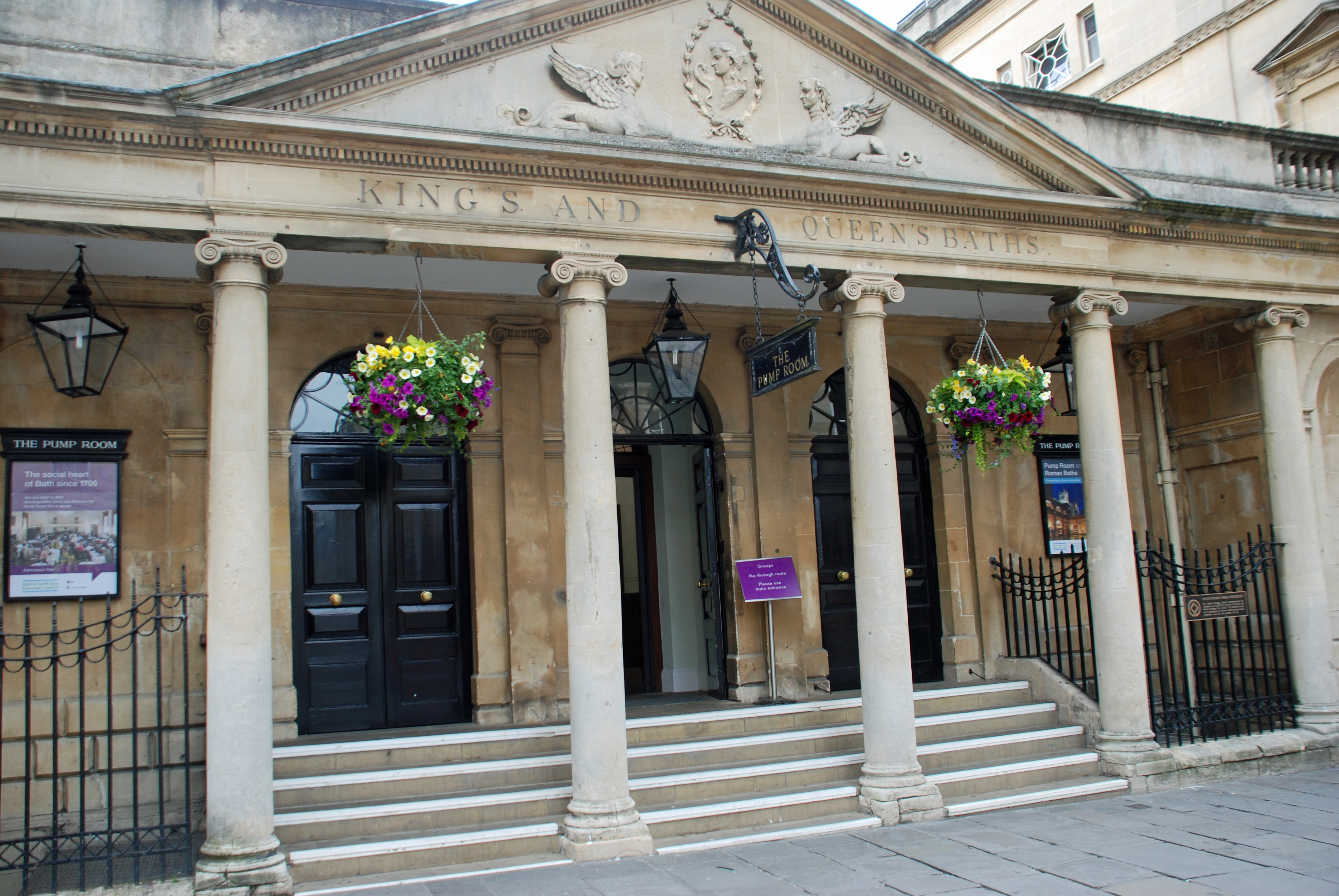 Inngangen til de romerske bad