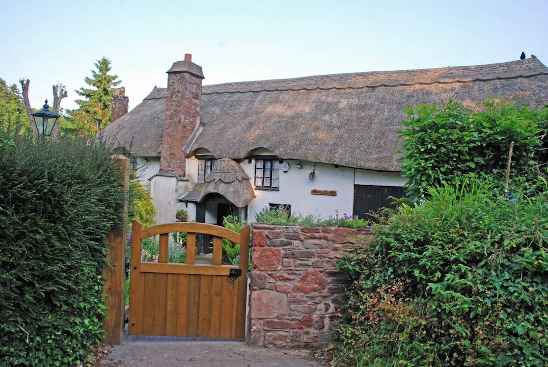 Et av husene i selve  landsbyen Cockington