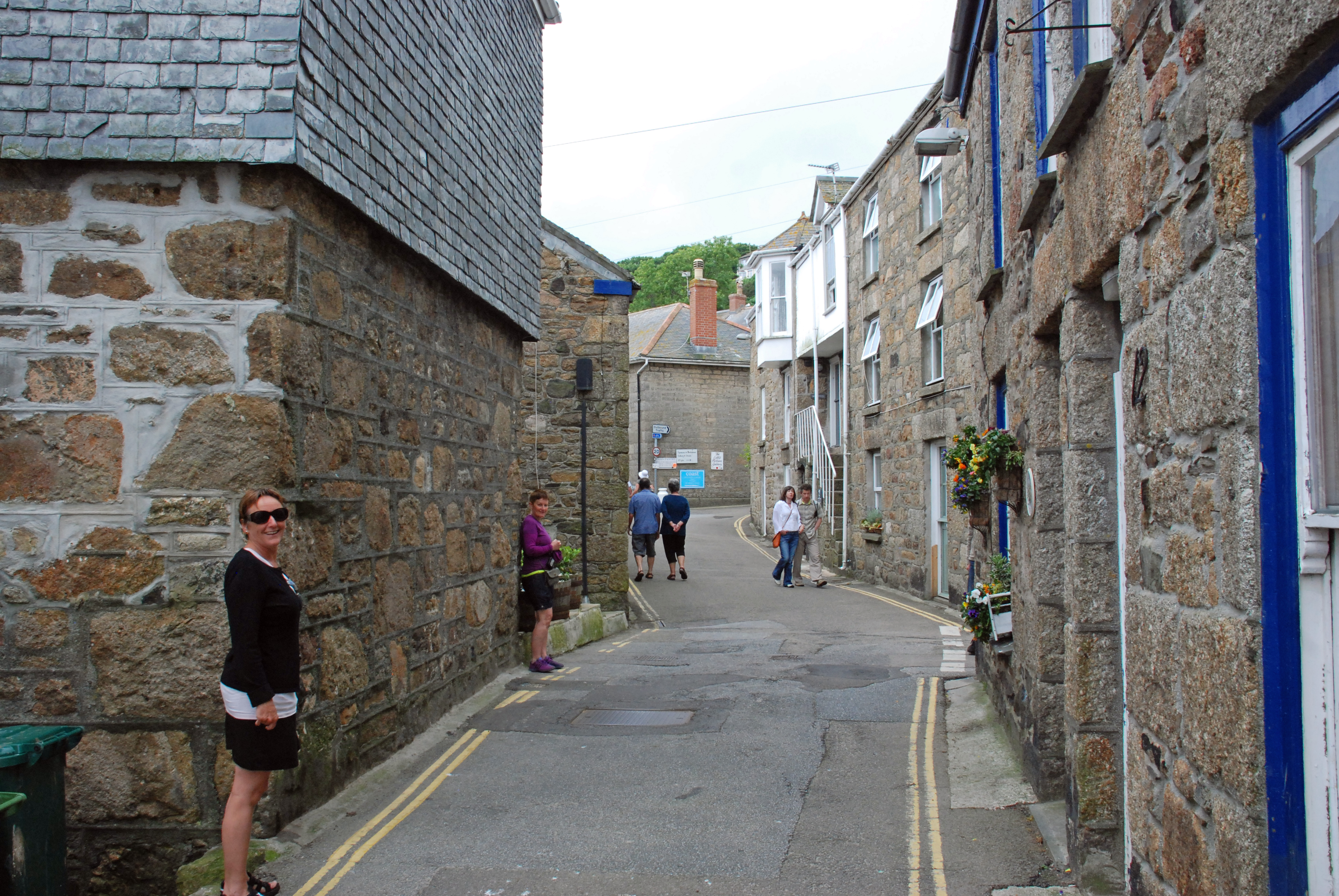 En av de smale gatene