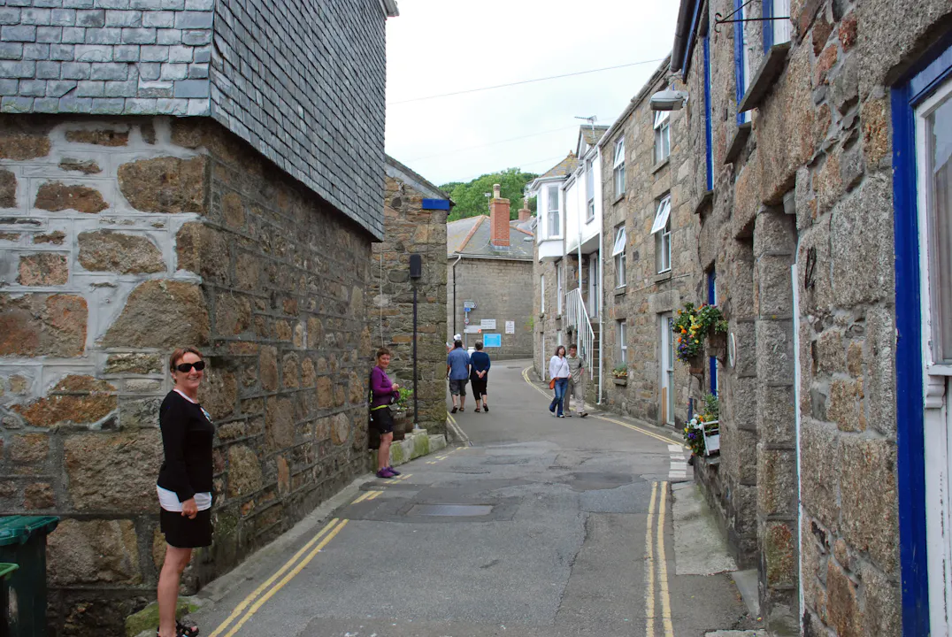 En av de smale gatene