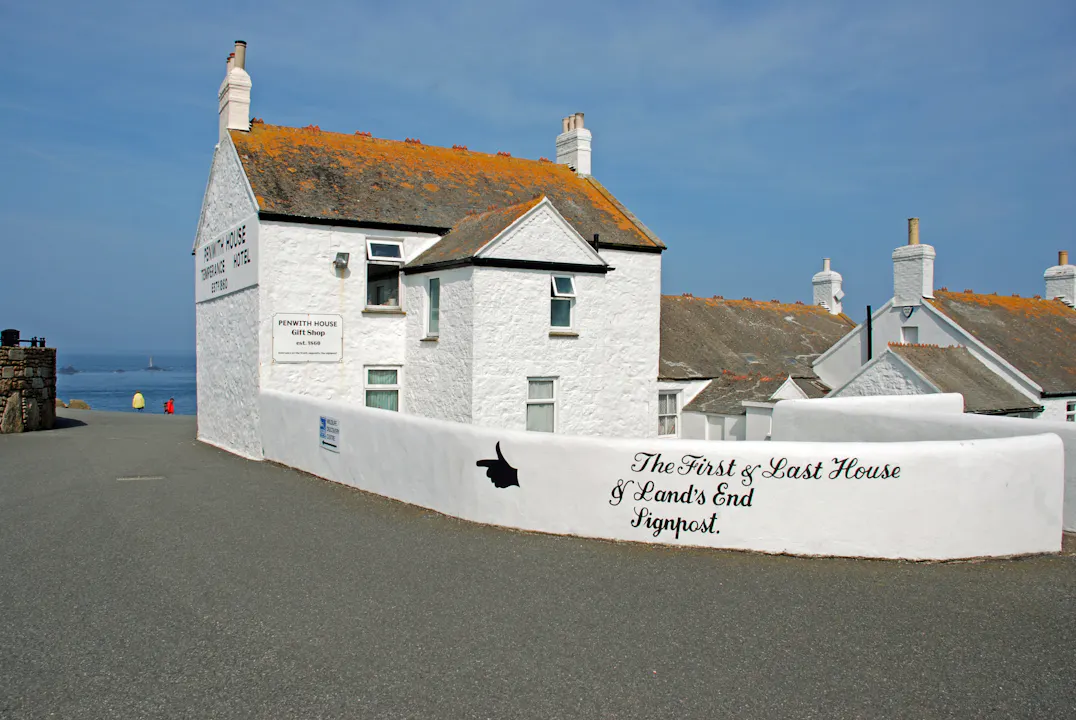 Første og siste huset i England