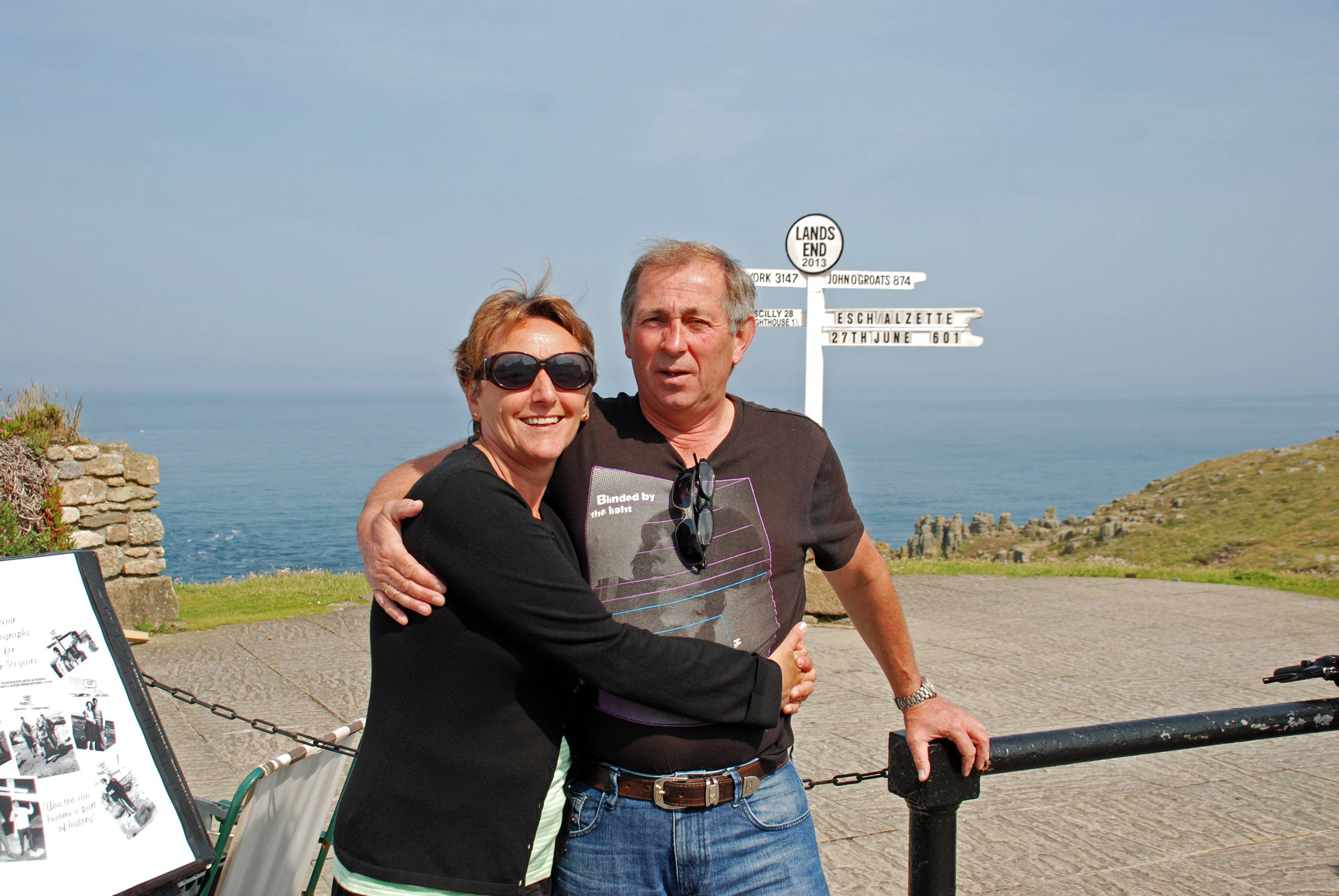 Vi må bli avbildet på Lands End