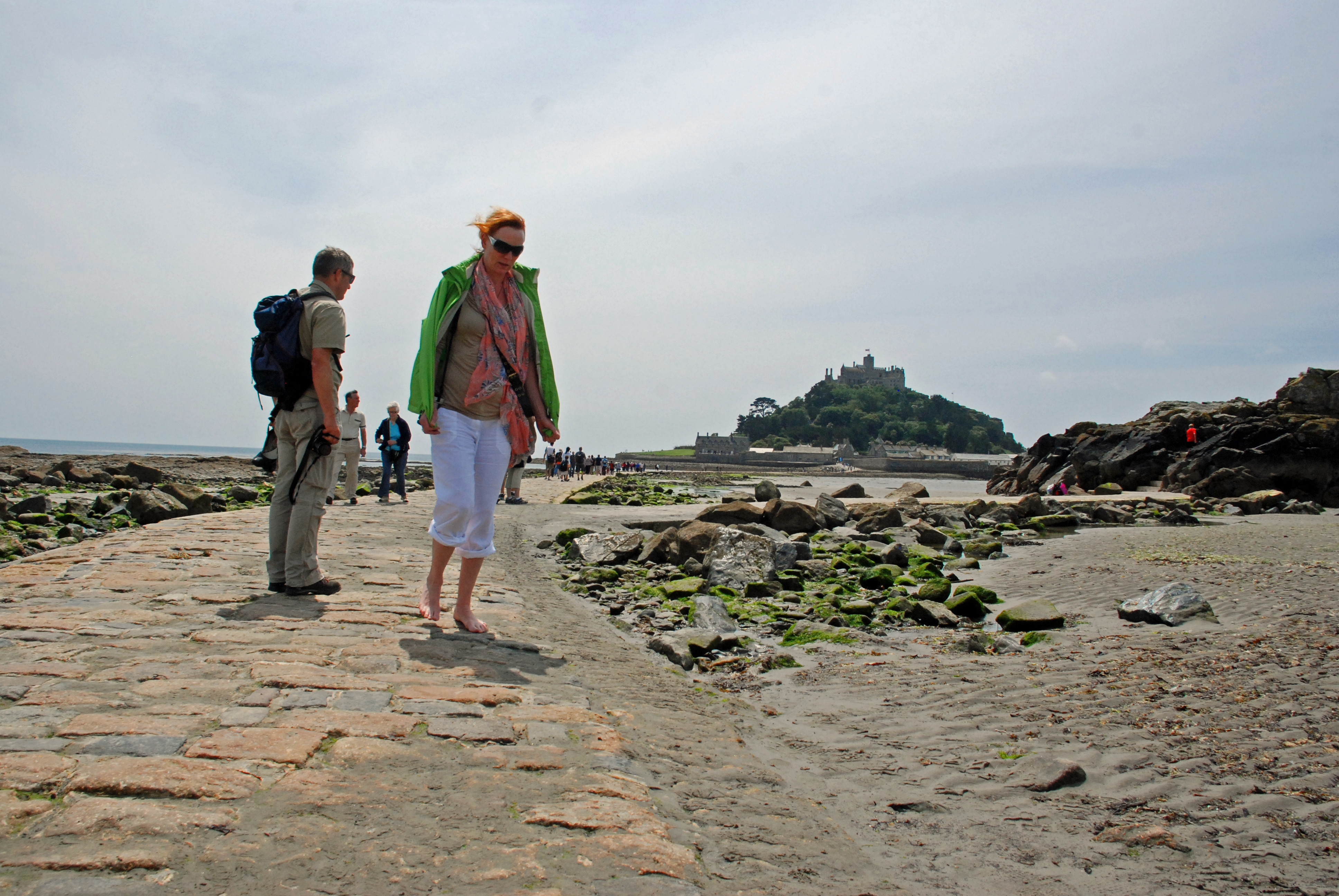 Her kommer du bare til slottet på fjære sjø