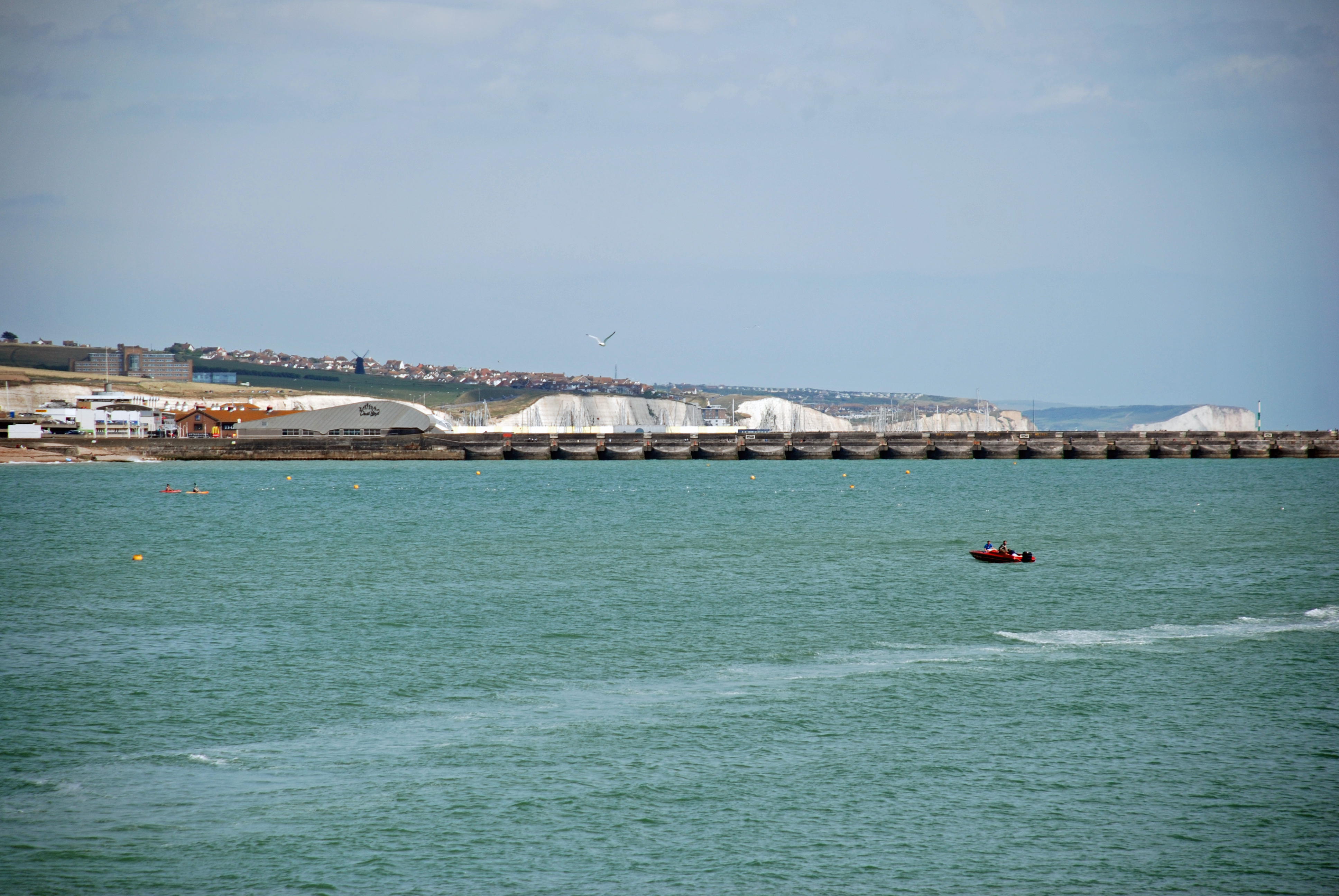 Krittklippene sett fra  Brighton