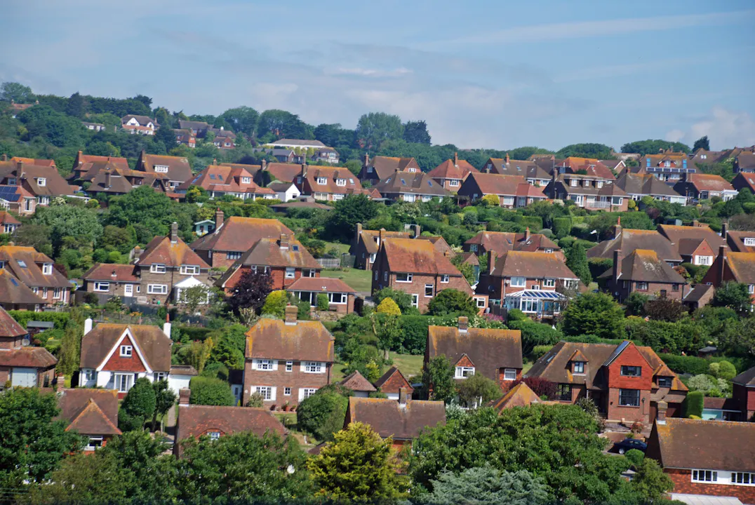 Landsby i utkanten av Eastbourne