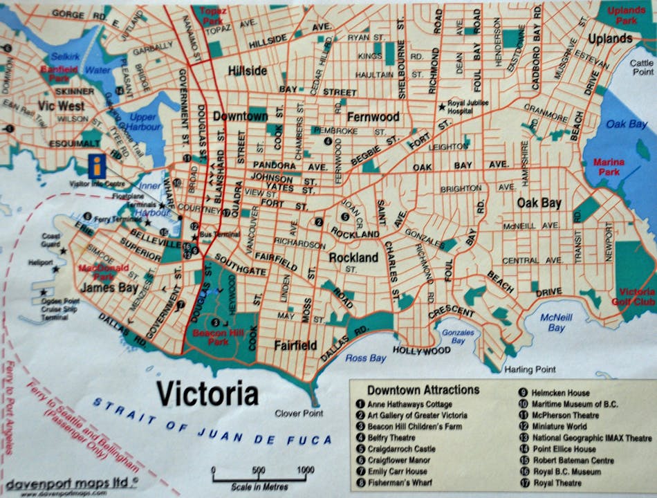 Kart over Victoria