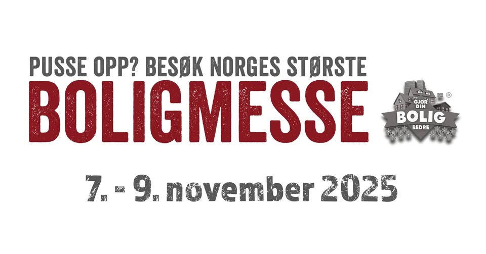 Velkommen til årets boligmesse 7-9 nov.